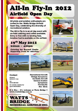 The All-In Fly-In 2012 Poster