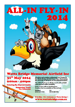 The All-In Fly-In 2014 Poster