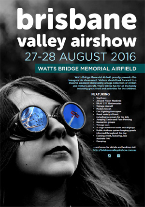Brisbane Valley Airshow 2016 Poster